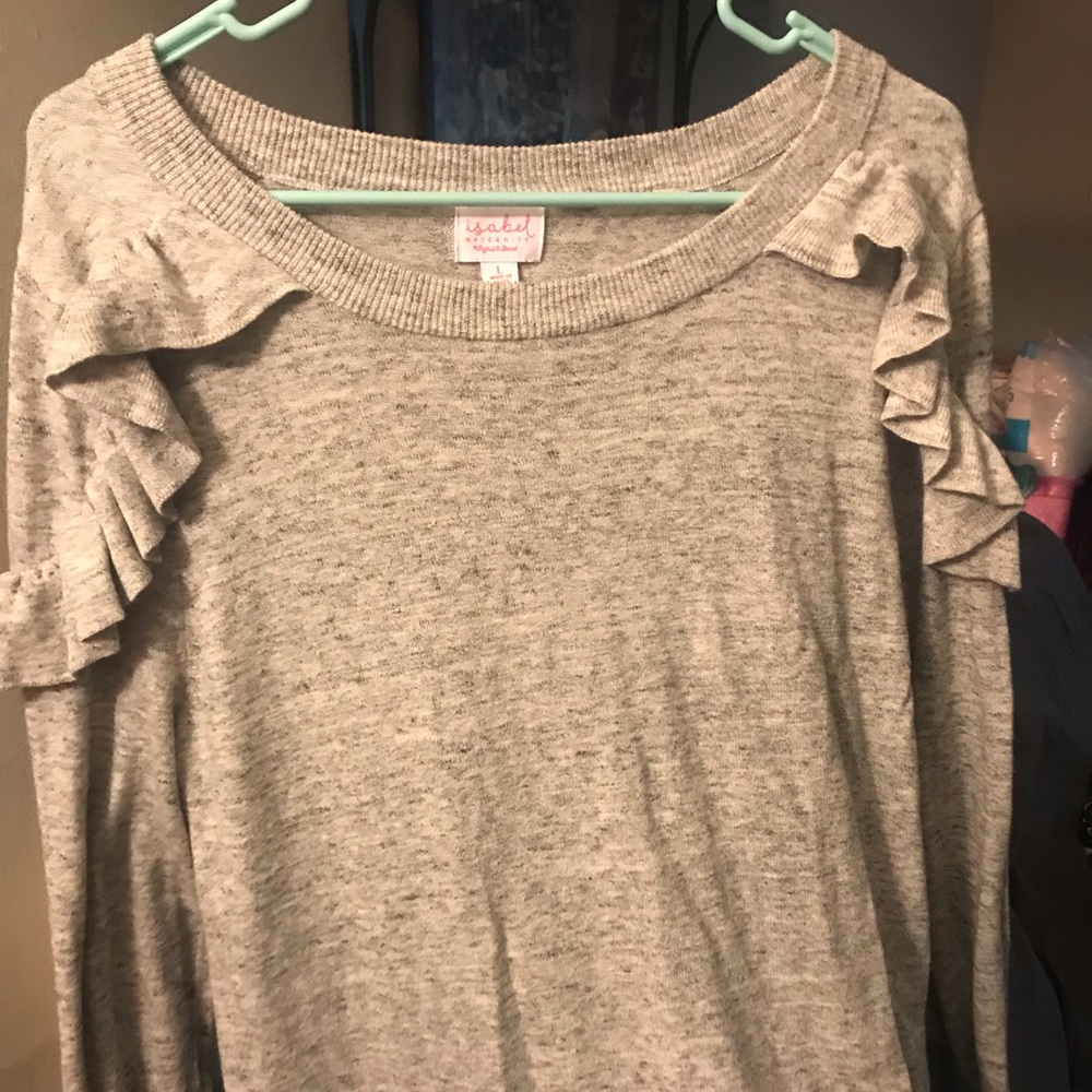 Grey long sleeve sweater